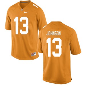Mens Vols #13 Deandre Johnson Orange Player Jersey 102747-930