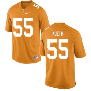 Men Tennessee #55 Gatkek Kueth Orange Embroidery Jersey 575184-591