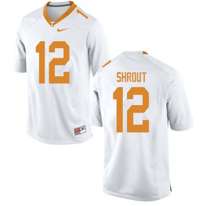 Men's Tennessee #12 JT Shrout White High School Jersey 686893-227