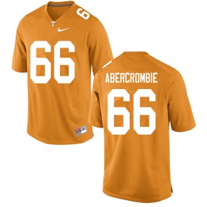 Men's Tennessee #66 Jarious Abercrombie Orange Embroidery Jersey 115155-860