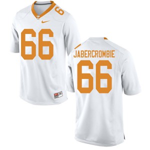 Mens Vols #66 Jarious Abercrombie White College Jersey 469685-637