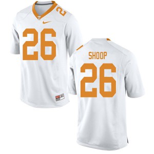 Men Tennessee #26 Jay Shoop White Player Jerseys 208503-681
