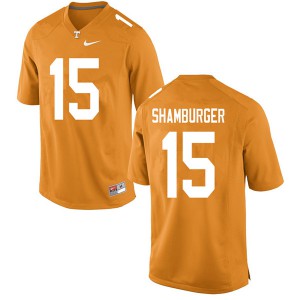 Men Vols #15 Shawn Shamburger Orange Embroidery Jersey 849896-194