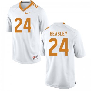 Men Tennessee #24 Aaron Beasley White Football Jersey 555099-765