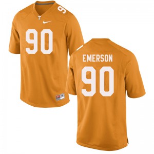 Men's UT #90 Greg Emerson Orange Football Jerseys 327421-971