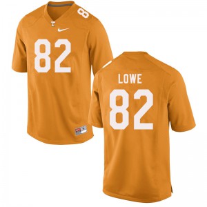 Mens Tennessee #82 Jackson Lowe Orange NCAA Jerseys 864236-782