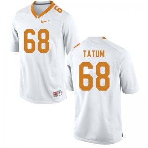 Mens UT #68 Marcus Tatum White Player Jerseys 404156-454