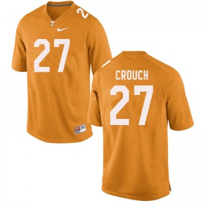 Men Vols #27 Quavaris Crouch Orange Stitch Jersey 327942-504