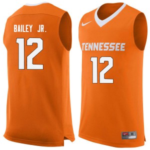 Men Tennessee Vols #12 Victor Bailey Jr. Orange High School Jersey 461787-170