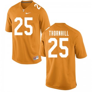 Men's UT #25 Maceo Thornhill Orange Stitch Jerseys 764408-814