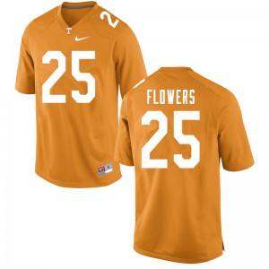 Mens UT #25 Trevon Flowers Orange Official Jersey 792523-213