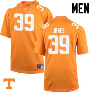 Men's Tennessee #39 Alex Jones Orange Embroidery Jerseys 590209-523