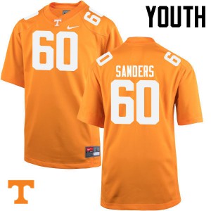 Youth Tennessee Volunteers #60 Austin Sanders Orange College Jerseys 137005-695