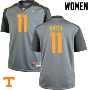 Women's Tennessee Vols #11 Austin Smith Gray Stitch Jersey 881604-990