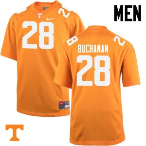 Mens Tennessee #28 Baylen Buchanan Orange NCAA Jerseys 205874-446
