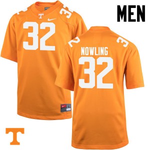 Mens UT #32 Billy Nowling Orange Football Jersey 856723-208