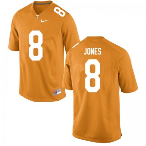 Mens Vols #8 Bradley Jones Orange College Jerseys 987048-145