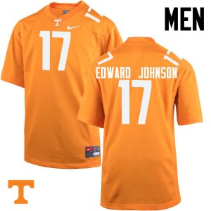 Men Tennessee #17 Brandon Edward Johnson Orange College Jersey 431491-280