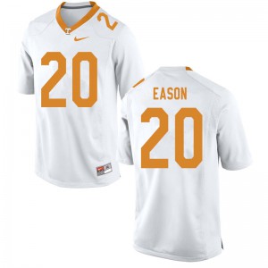 Mens Tennessee #20 Bryson Eason White Football Jerseys 413211-927