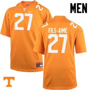 Men Tennessee #27 Carlin Fils-Aime Orange Stitched Jerseys 343254-477