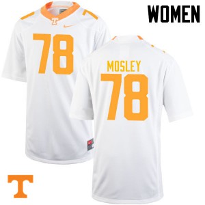 Womens Vols #78 Charles Mosley White High School Jersey 237749-651