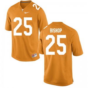 Mens UT #25 Chayce Bishop Orange NCAA Jerseys 986148-828