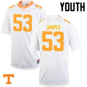 Youth Tennessee #53 Colton Jumper White Stitched Jersey 617590-362