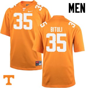 Men Tennessee #35 Daniel Bituli Orange Official Jersey 832753-624