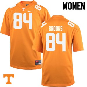 Womens Tennessee #84 Devante Brooks Orange High School Jerseys 142605-910