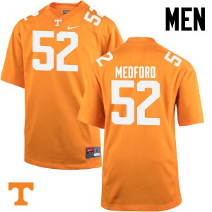 Mens Tennessee Volunteers #52 Elijah Medford Orange Player Jersey 578793-579
