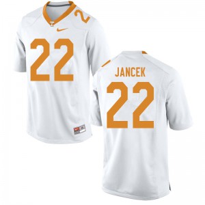 Mens Tennessee #22 Jack Jancek White NCAA Jerseys 301122-564