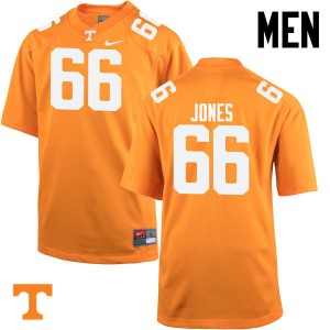 Men's Tennessee #66 Jack Jones Orange College Jerseys 919205-436