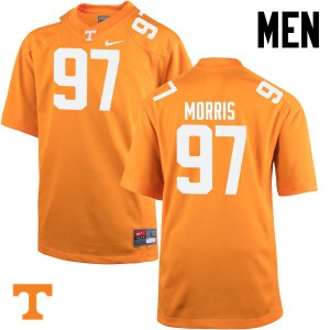 Men Tennessee Vols #97 Jackson Morris Orange NCAA Jersey 645072-946