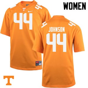 Womens Tennessee Vols #44 Jakob Johnson Orange NCAA Jerseys 836838-959