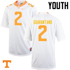 Youth Tennessee #2 Jarrett Guarantano White Player Jerseys 530268-361