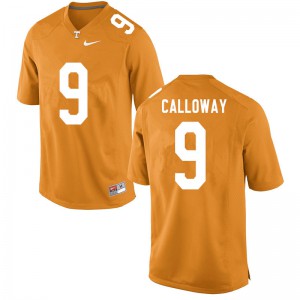 Mens UT #9 Jimmy Calloway Orange NCAA Jersey 278071-736