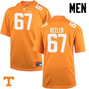 Men Tennessee Volunteers #67 Joe Keeler Orange Stitch Jerseys 272058-108