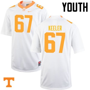 Youth Vols #67 Joe Keeler White Embroidery Jersey 332493-800