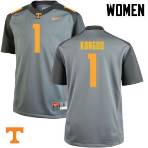 Womens Tennessee #1 Jonathan Kongbo Gray Stitched Jersey 593571-804