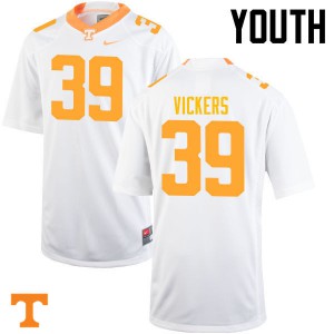 Youth Vols #39 Kendal Vickers White High School Jerseys 487084-726