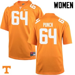 Women's UT #64 Logan Punch Orange NCAA Jersey 909230-716