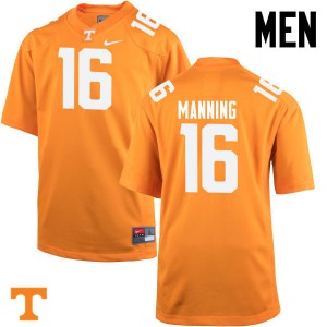 Men Vols #16 Peyton Manning Orange College Jerseys 465015-940