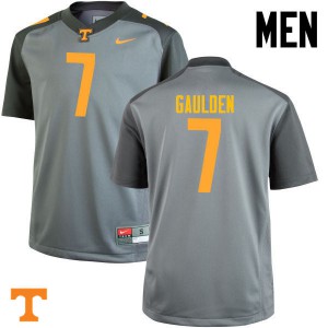 Men's UT #7 Rashaan Gaulden Gray Stitched Jerseys 895210-255