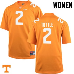 Women's Vols #2 Shy Tuttle Orange Player Jerseys 337445-365
