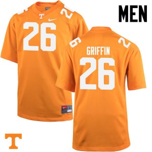 Men's UT #26 Stephen Griffin Orange Embroidery Jerseys 309748-146