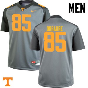 Men Tennessee #85 Thomas Orradre Gray Embroidery Jersey 858817-797