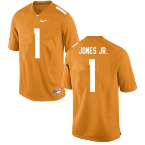 Men's Vols #1 Velus Jones Jr. Orange High School Jerseys 675269-395