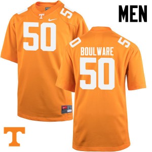 Mens Tennessee #50 Venzell Boulware Orange College Jerseys 191235-166