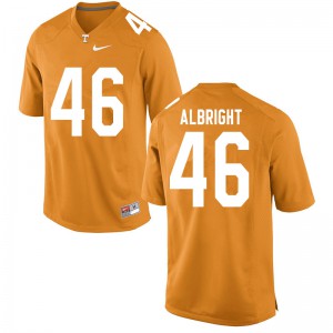 Men's UT #46 Will Albright Orange Football Jerseys 477887-838