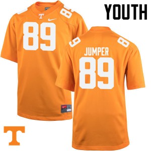 Youth Tennessee Volunteers #89 Will Jumper Orange Stitch Jerseys 164863-993